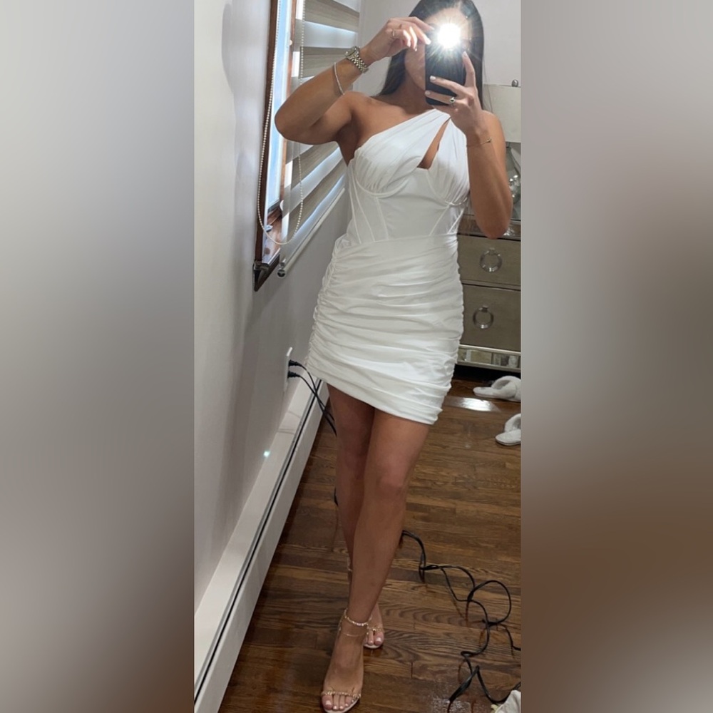 House of CB white dress